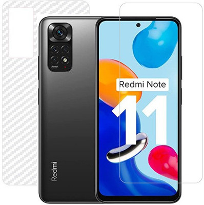 ECMERED Front and Back Screen Guard for Redmi Note 11(Pack of 1)