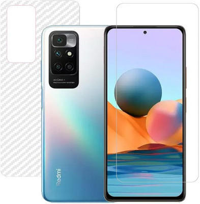 ECMERED Front and Back Screen Guard for Redmi 10 Prime(Pack of 1)