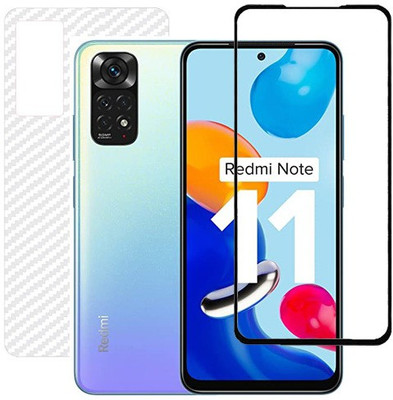 HOBBYTRONICS Front and Back Screen Guard for Redmi Note 11(Pack of 1)