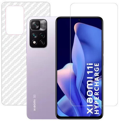 HOBBYTRONICS Front and Back Screen Guard for Xiaomi 11i Hypercharge(Pack of 1)