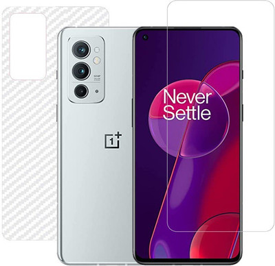 HOBBYTRONICS Front and Back Screen Guard for Oneplus 9RT(Pack of 1)