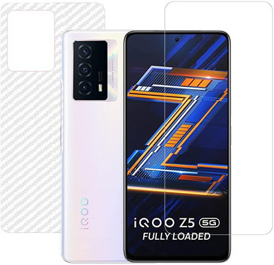 ECMERED Front and Back Screen Guard for iQOO Z5(Pack of 1)