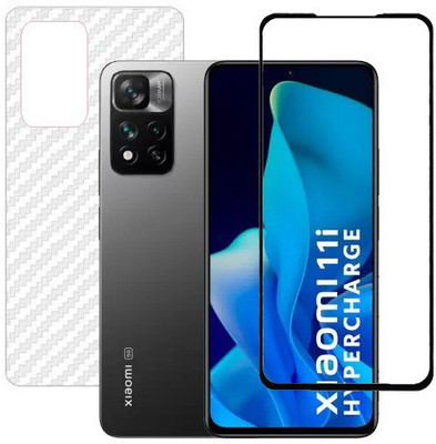 HOBBYTRONICS Front and Back Screen Guard for Xiaomi 11i Hypercharge(Pack of 1)