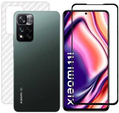 HOBBYTRONICS Front and Back Screen Guard for Xiaomi 11i(Pack of 1)