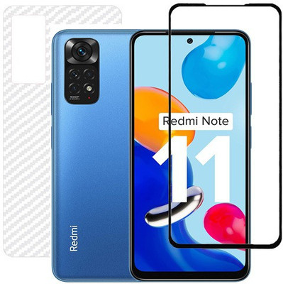 HOBBYTRONICS Front and Back Screen Guard for Redmi Note 11(Pack of 1)