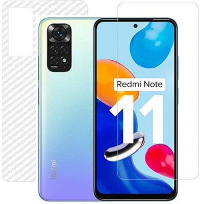 HOBBYTRONICS Front and Back Screen Guard for Redmi Note 11(Pack of 1)