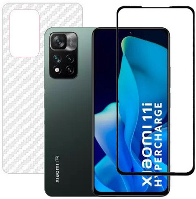 HOBBYTRONICS Front and Back Screen Guard for Xiaomi 11i Hypercharge(Pack of 1)