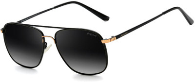 Grey Jack Rectangular Sunglasses(For Men & Women, Grey)