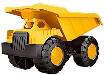 Dherik Tradworld Powered Construction Dumper Truck Toy Vehicle for Kids(Yellow, Pack of: 1)