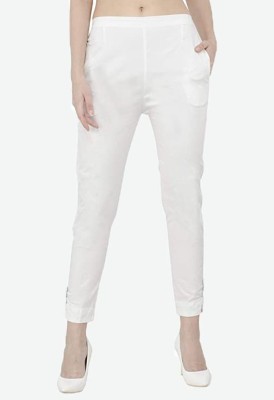 Belfry Regular Fit Women White Trousers