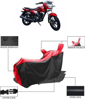 KEDIT Two Wheeler Cover for TVS(Pheonix, Red, Black)