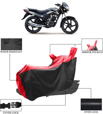 KEDIT Two Wheeler Cover for TVS(Star Sport, Red, Black)