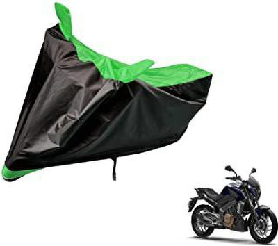 APNEK Waterproof Two Wheeler Cover for Bajaj(Dominar 400, Green, Black)