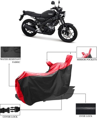 KEDIT Two Wheeler Cover for Yamaha(XSR155, Red, Black)