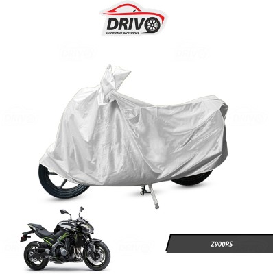 Drivo Waterproof Two Wheeler Cover for Kawasaki(Z900RS, Silver)