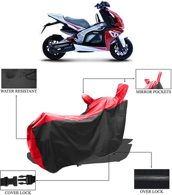 KEDIT Two Wheeler Cover for TVS(Creon, Red, Black)