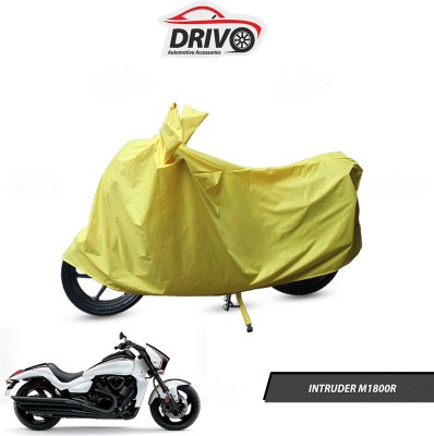 Drivo Waterproof Two Wheeler Cover for Suzuki(Intruder M1800R, Yellow)