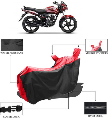 KEDIT Two Wheeler Cover for TVS(Jive, Red, Black)