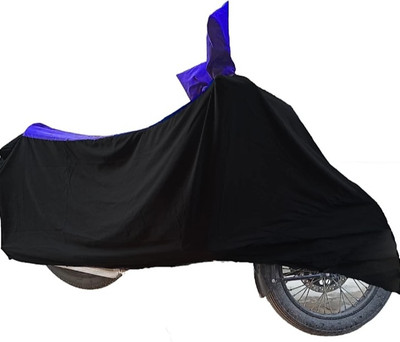 MJD Waterproof Two Wheeler Cover for Universal For Bike(Black, Blue)