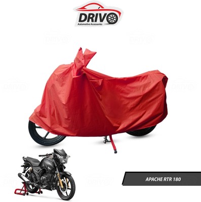 Drivo Waterproof Two Wheeler Cover for TVS(Red)