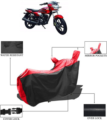 KEDIT Two Wheeler Cover for TVS(Phoenix 125, Red, Black)