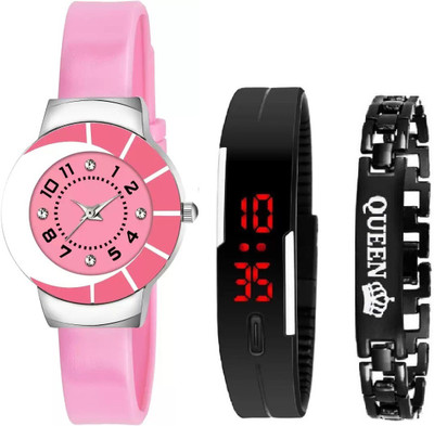 FEELKART Analog-Digital Watch  - For Girls