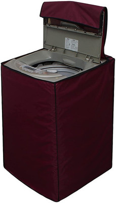 KVAR Top Loading Washing Machine  Cover(Width: 63 cm, Maroon)