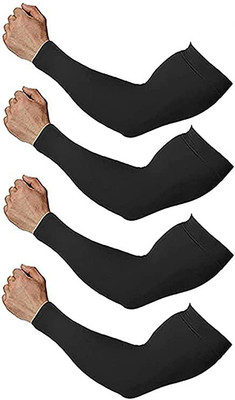 MayEthics Nylon Arm Sleeve For Boys & Girls(Free, Black)
