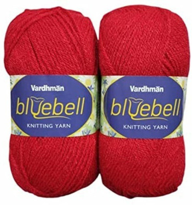 KYSS Vardhman Bluebell Wool Hand Knitting Wool/Art Craft Yarn, Shade No-56, 200 GM
