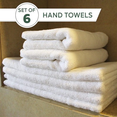 Terry Retail Cotton 400 GSM Hand Towel Set(Pack of 6)
