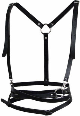 Street27 Women Casual Black Genuine Leather Belt