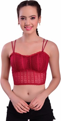 INNERGLAM Women Cami Bra Lightly Padded Bra(Maroon)