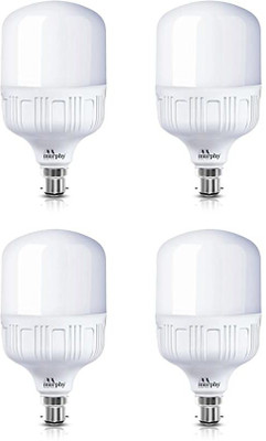 MURPHY 40 W Basic Standard B22 LED Bulb(Yellow, Pack of 4)