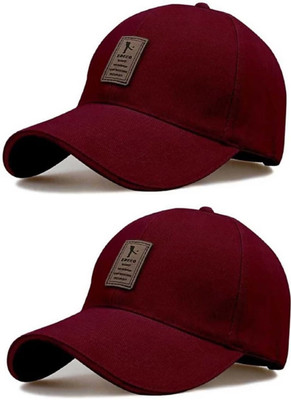Proud Choice Solid Sports/Regular Cap Cap(Pack of 2)