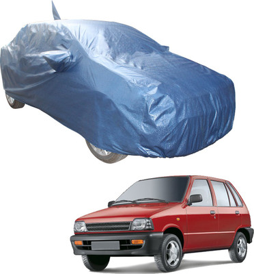 SS Zeeber Car Cover For Maruti 800 DX 5 Speed (With Mirror Pockets)(Blue)