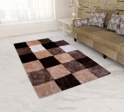 Woolpik Multicolor Polyester Carpet(4 cm,  X 6 cm, Rectangle)