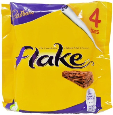 Cadbury Flake 4 Pack Chocolate Bars(80 g)