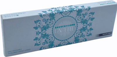 BAUSCH & LOMB Daily Disposable(0.00, Colored Contact Lenses, Pack of 10)