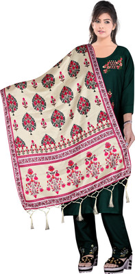 MAHADEV ENTERPRISE Silk Blend Polka Print Women Dupatta
