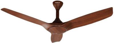 HAVELLS STEALTH WOOD WALNUT 1250 mm 3 Blade Ceiling Fan