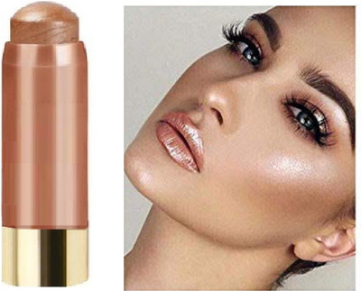 Latixmat 3D Long Lasting Makeup Shimmer Highlighter Stick Highlighter(COPPER)