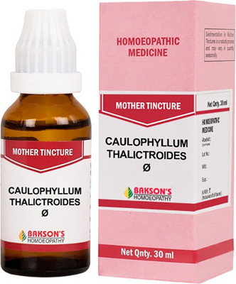 Bakson's Homoeopathy Caulophyllum Thalictroides Q Mother Tincture(30 ml)