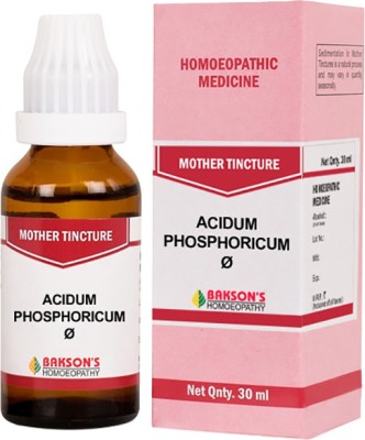 Bakson's Homoeopathy Acidum Phosphoricum Q Mother Tincture(4 x 30 ml)