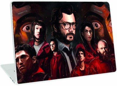 Galaxsia Money Heist D5 Vinyl Laptop Skin/Sticker/Cover/Decal Compatible vinyl Laptop Decal 17.3