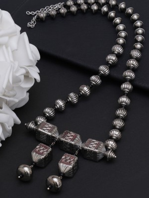 Karatcart Silver Plated Alloy Necklace