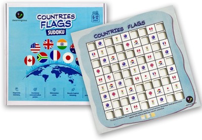 ilearnngrow Countries Flag Sudoku Puzzle(2 Pieces)