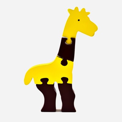 ilearnngrow Animal Puzzle - Giraffe(5 Pieces)