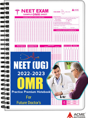 ACME AUTHORS NEET OMR A4 Diary Unrulled 100 Pages(Pink)