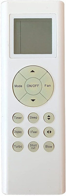 BhalTech 201A (Shortcut Button) AC Compatible for  Bluestar AC Remote Controller(White)