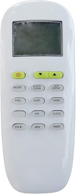 BhalTech 215A AC Compatible for  VIDEOCON AC Remote Controller(White)